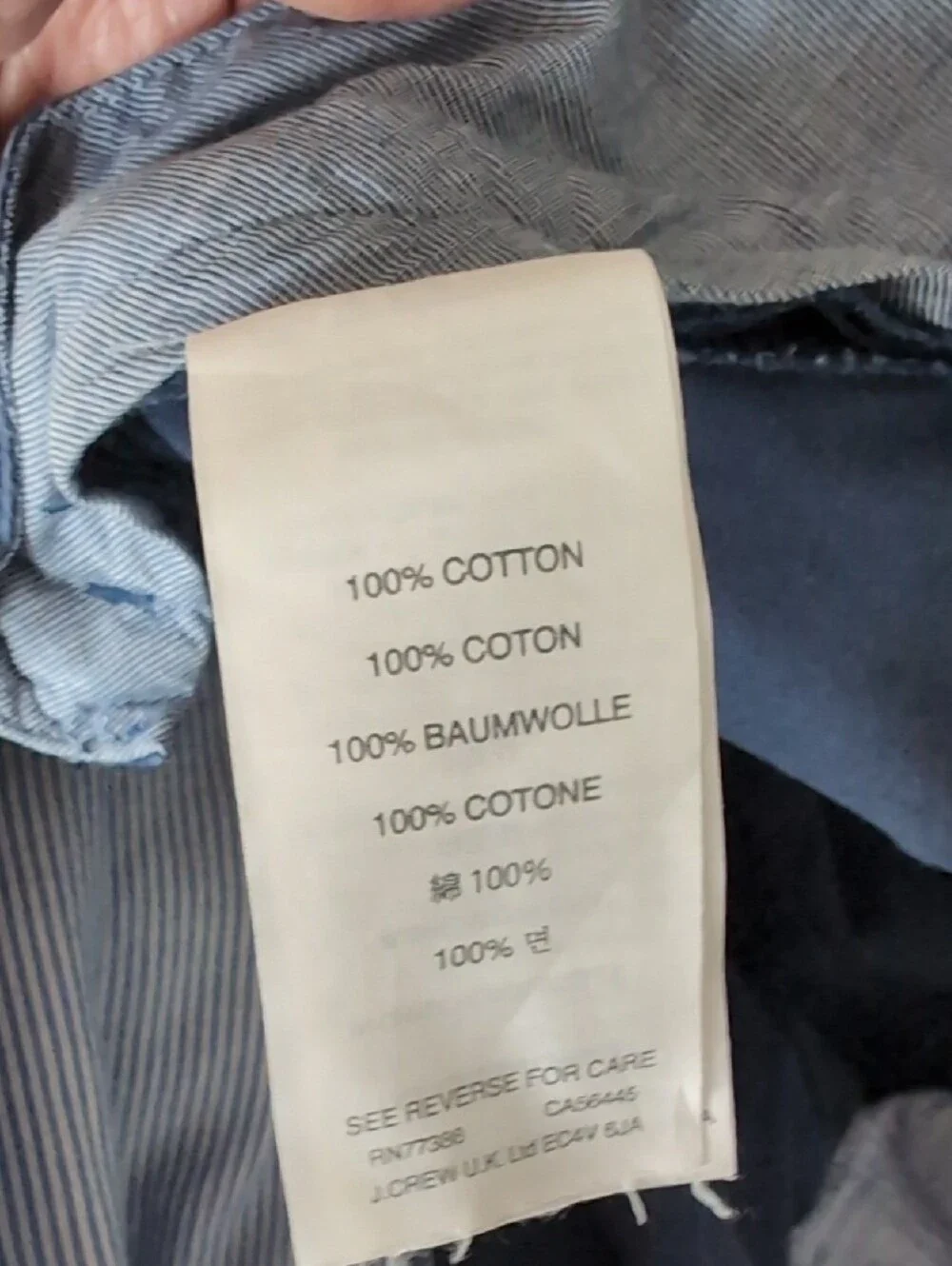 J. Crew Navy Slim Chinos